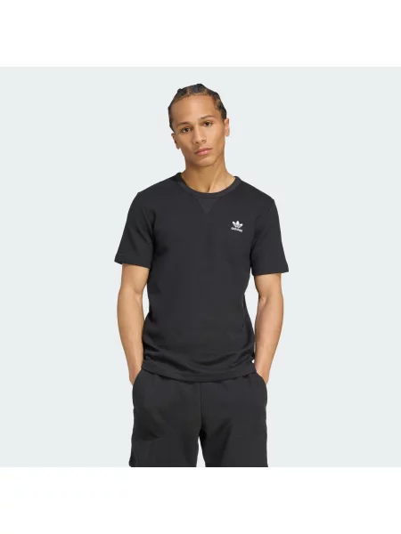 ADIDAS ORIGINALS Póló Trefoil Essentials fekete fehér