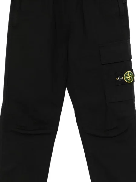 Spodnie dziecięce Stone Island czarne