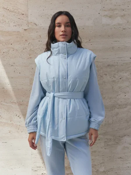 Жилет з утеплювачем Seventeen блакитний