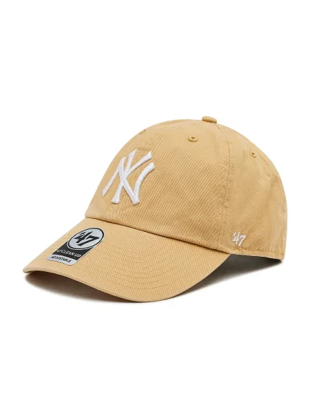 Шапка с козирка 47 Brand New York Yankees Clean Up кафяв