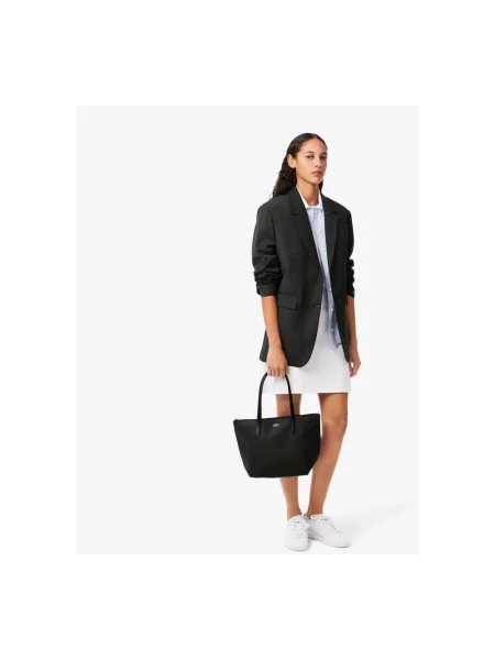 Shopperka Lacoste klasyczna czarna