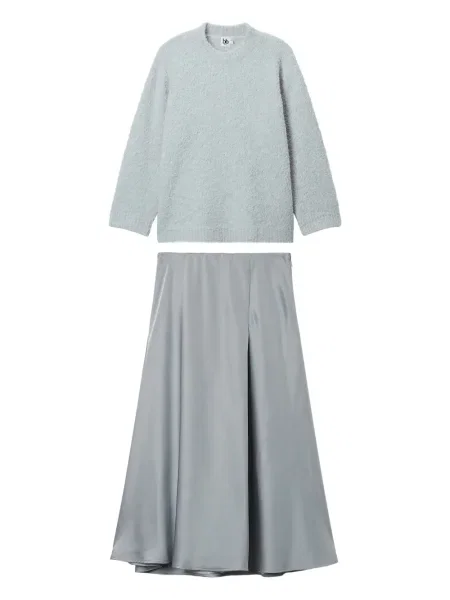 Sweter B+ab do kolan szary