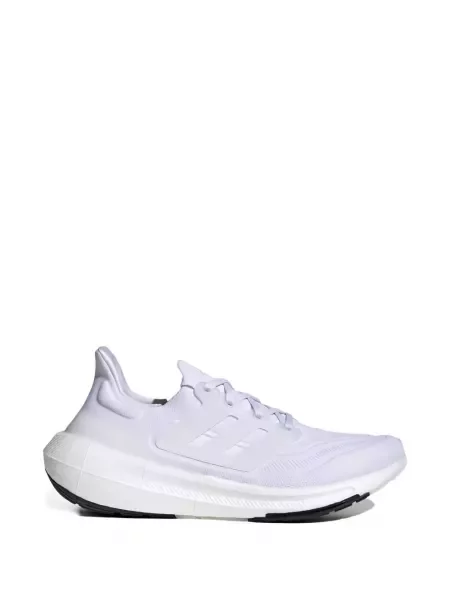 Pruhované trekkingové lněné tenisky Adidas UltraBoost šedé