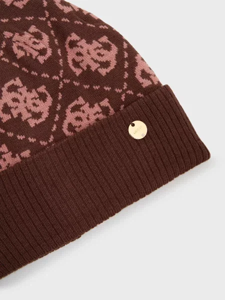 Шапка Guess з принтом