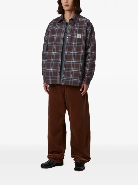 Pledinė marškinėlių tipo striukė Carhartt Wip ruda