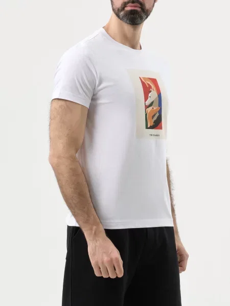 Футболка Trussardi біла