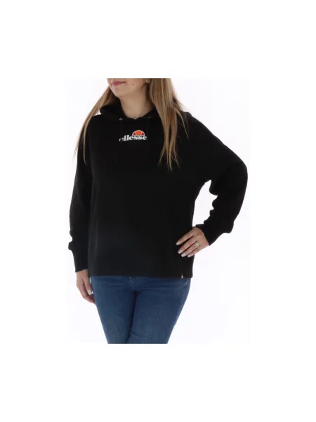 Bluza z kapturem Ellesse z kapturem z nadrukiem czarna