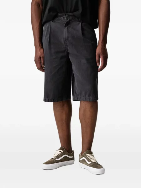 Pantaloni scurți din denim Vans gri