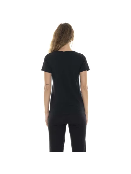 Scurt tricou Leone 1947 cu mâneci scurte negru