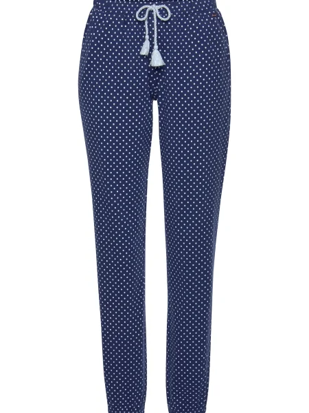 LASCANA Pantaloni de pijama bleumarin
