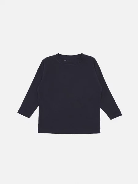 Дитячий Лонгслів YUKI темно-синій синя