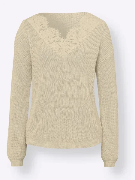 Heine Pulover deschis maro