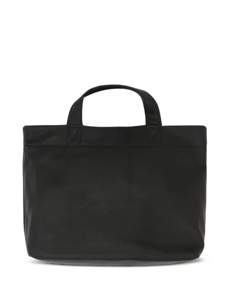 Kožna kožna torba Discord Yohji Yamamoto crna