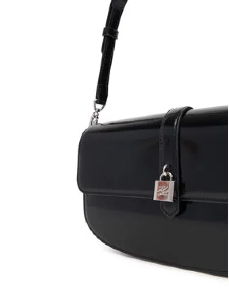Ročna torba KARL LAGERFELD črna