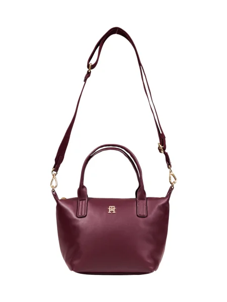 Geantă de mână Tommy Hilfiger bordo