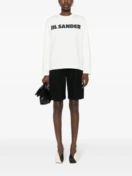 Mikina Jil Sander s potiskem
