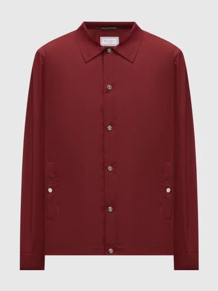 Ветровка Brunello Cucinelli бордовая
