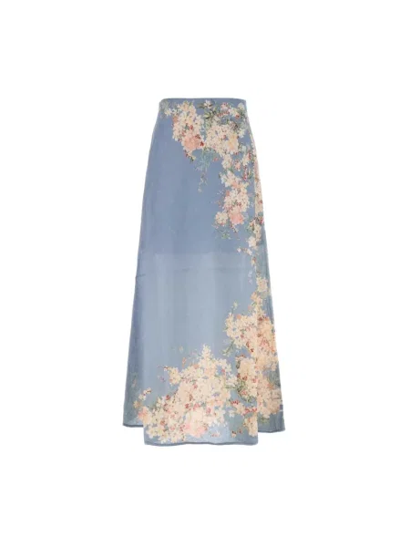 Spódnica Zimmermann w kwiatki niebieska