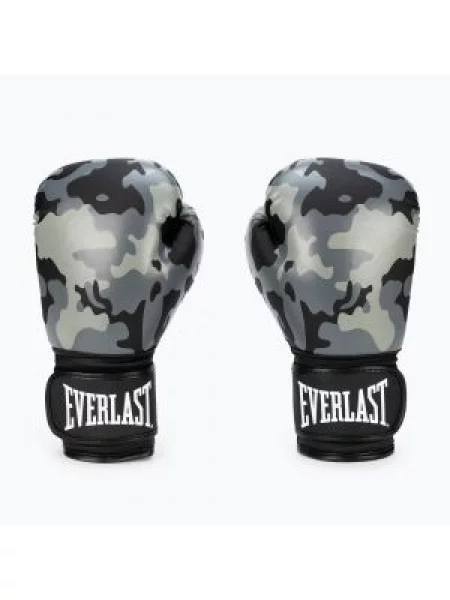 Rękawice bokserskie Everlast Spark GRY CAMO szare