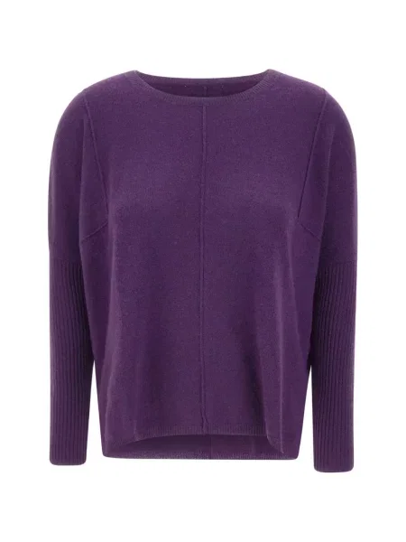 Pulover Sweet Cashmere din cașmir violet