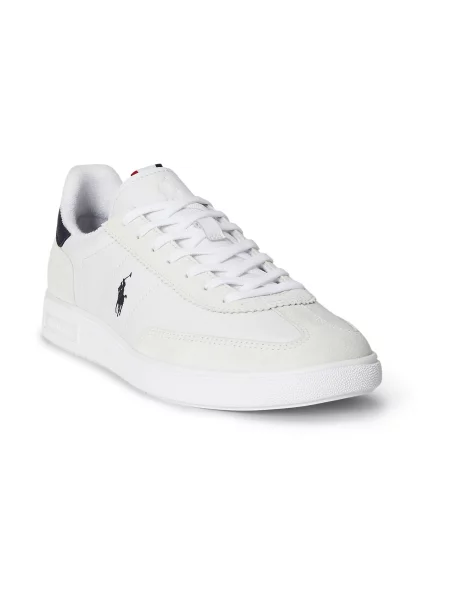 Sneakerși Polo Ralph Lauren de lână alb