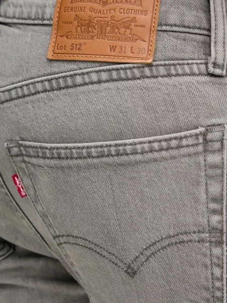 Blugi evazați Levi's® din piele de căprioară albastru