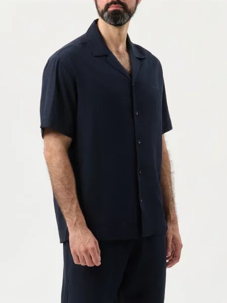 Рубашка Emporio Armani синяя