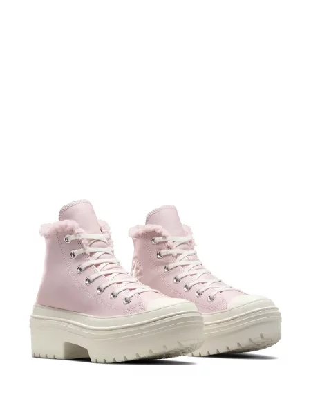 Sneakerși Converse Chuck Taylor All Star din piele cu autograf alergare negru