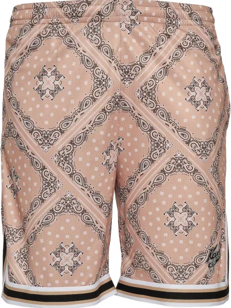 Karl Kani Kalhoty písková / černá bílá