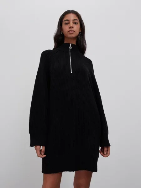 EDITED Rochie tricotat Marwa' negru