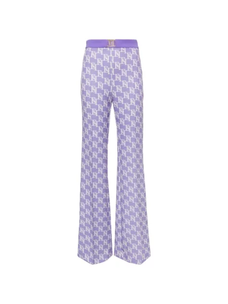 Spodnie Elisabetta Franchi fioletowe