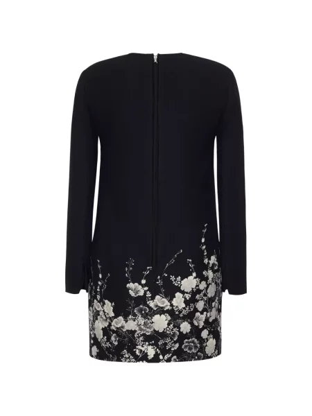 Rochie mini Adam Lippes cu model floral cu imagine negru