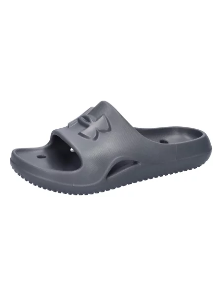 Kapcie dla dzieci Under Armour Locker V Slides białe