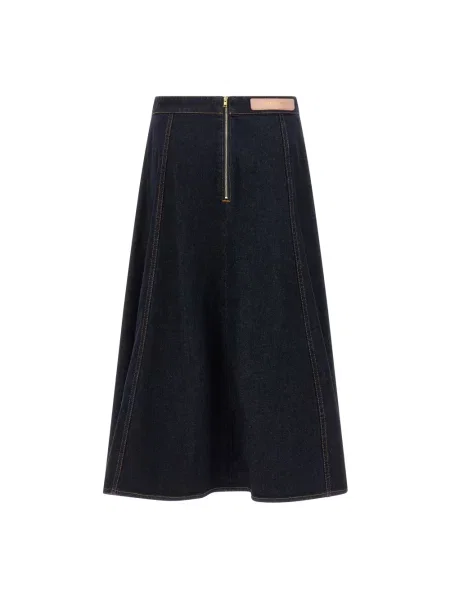 Spódnica Alberta Ferretti niebieska