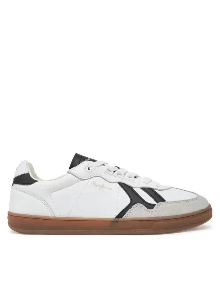 Buty Pepe Jeans Ball Class czarny beżowy 44 biały