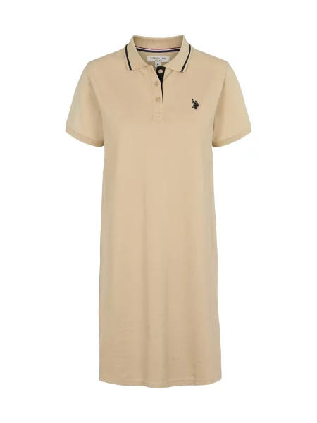 U.S. POLO ASSN. Košilové šaty Ika offwhite