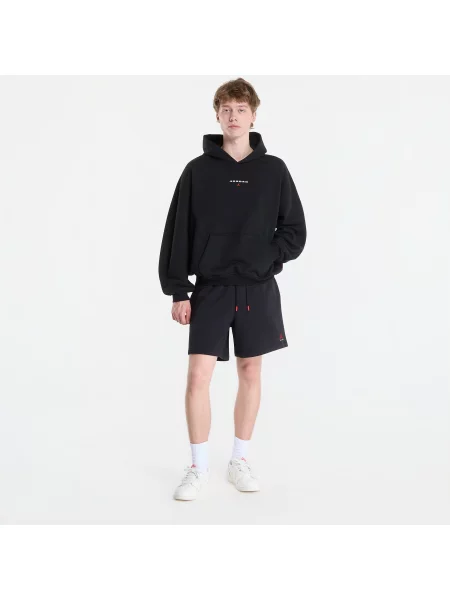 Hanorac cu glugă Jordan din fleece negru