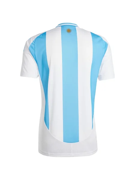 Tricou polo Adidas cu dungi alergare cu bretele alb