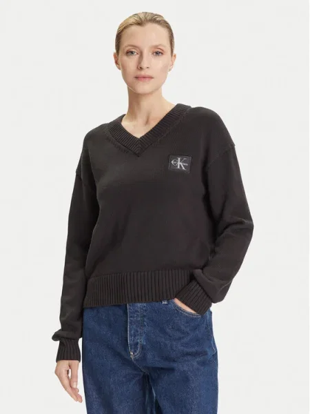 Calvin Klein Jeans Pulover negru