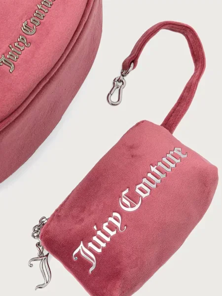 Juicy Couture сумочка hobo велюрова Blossom