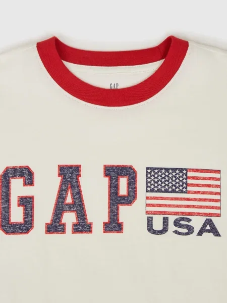 Tricou polo copii Gap