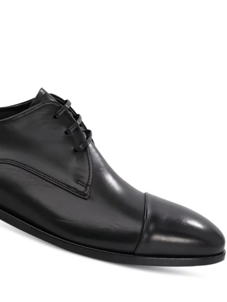 Pantofi derby Fabi cu șireturi din piele negru