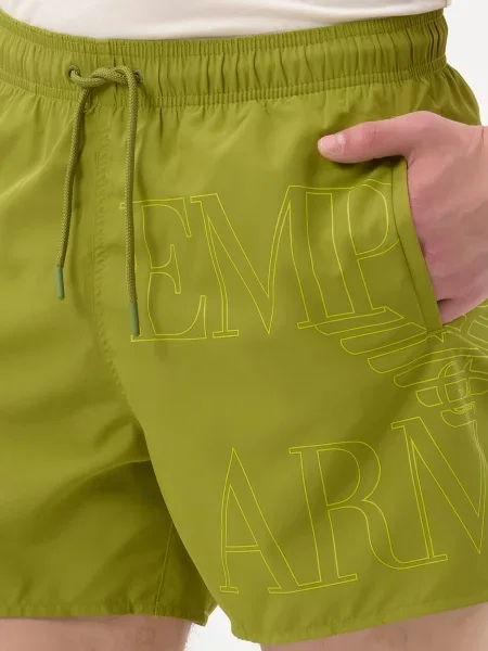 Шорти Emporio Armani зелені
