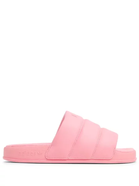 Велурени чехли Adidas розово