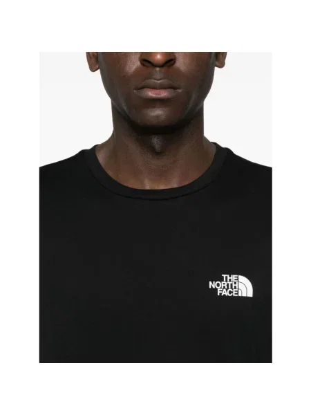 T-shirt z nadrukiem z logo The North Face czarna