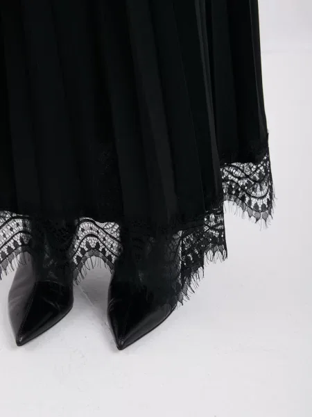 Maksi suknja Italy Moda crna
