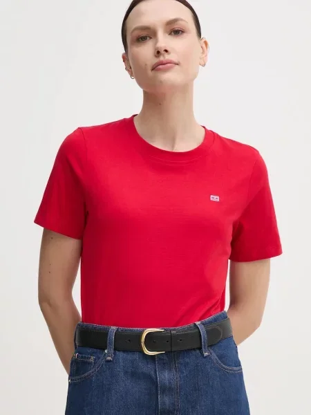 Тениска Tommy Hilfiger червено