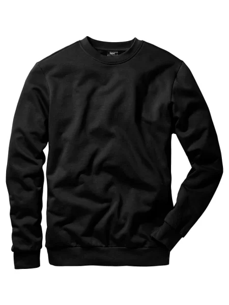 Bluza dresowa regular fit czarna