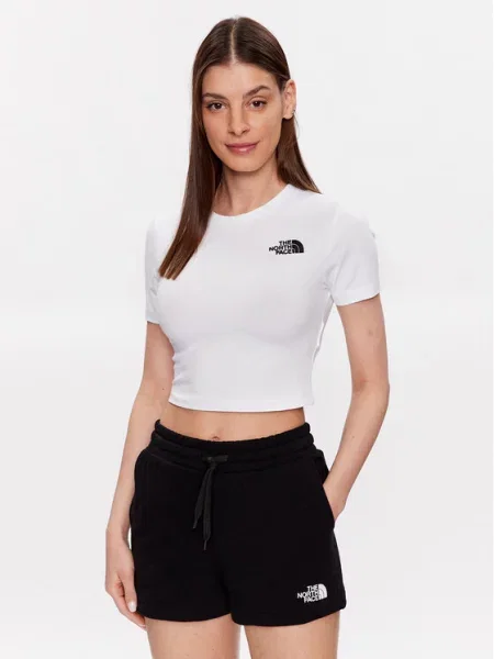 THE NORTH FACE Marškinėliai juoda balta