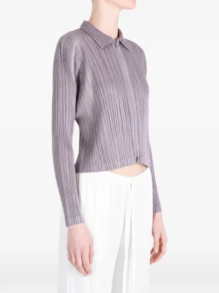 Geacă Pleats Please Issey Miyake violet